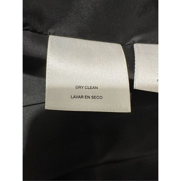 Anne Klein Black Quilted Jacket/Wool Trim, Sz M Excellent Condition A759 - Picture 6 of 10